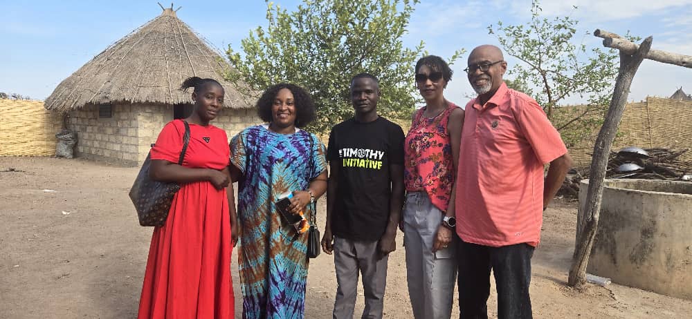 Group photo from Heart In Heaven's March 2026 visit to ACB in Senegal